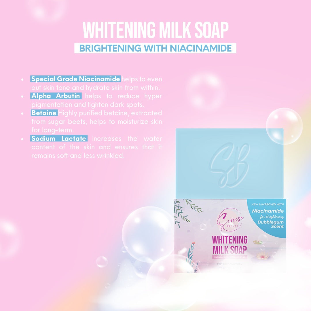 Sereese Beauty Whitening Milk Soap
