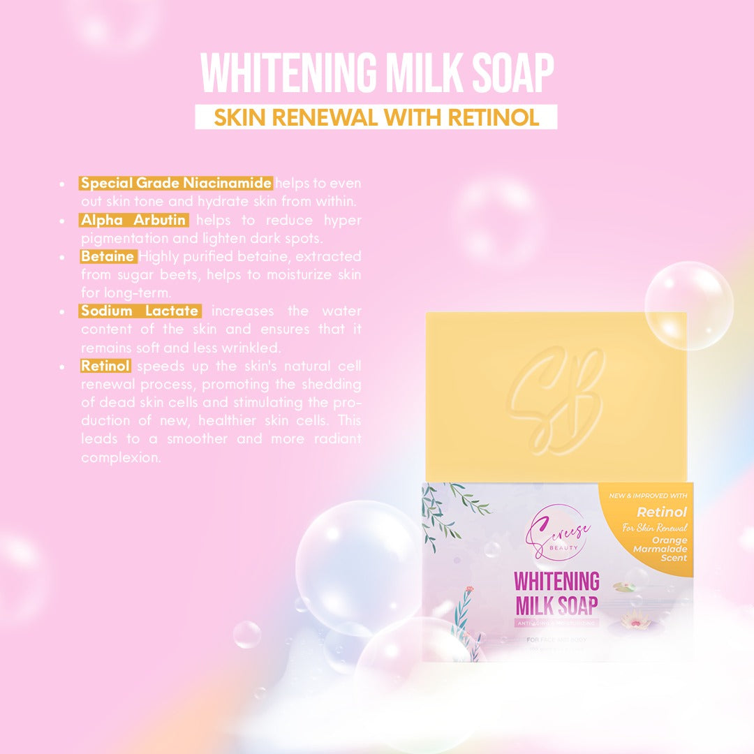 Sereese Beauty Whitening Milk Soap