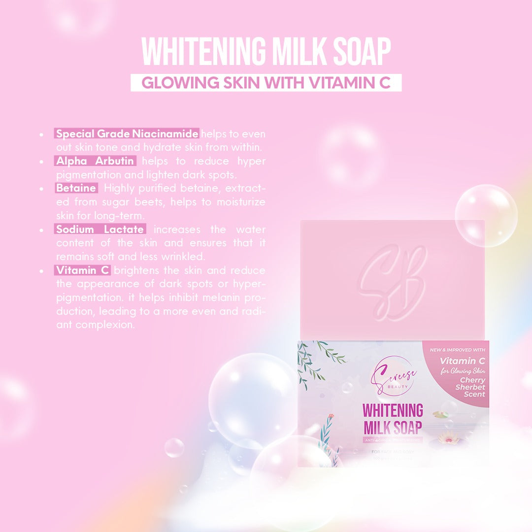 Sereese Beauty Whitening Milk Soap