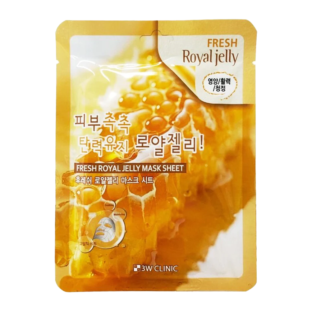 3W Clinic Fresh Royal Jelly Mask Sheet | Korean Skincare NZ AU