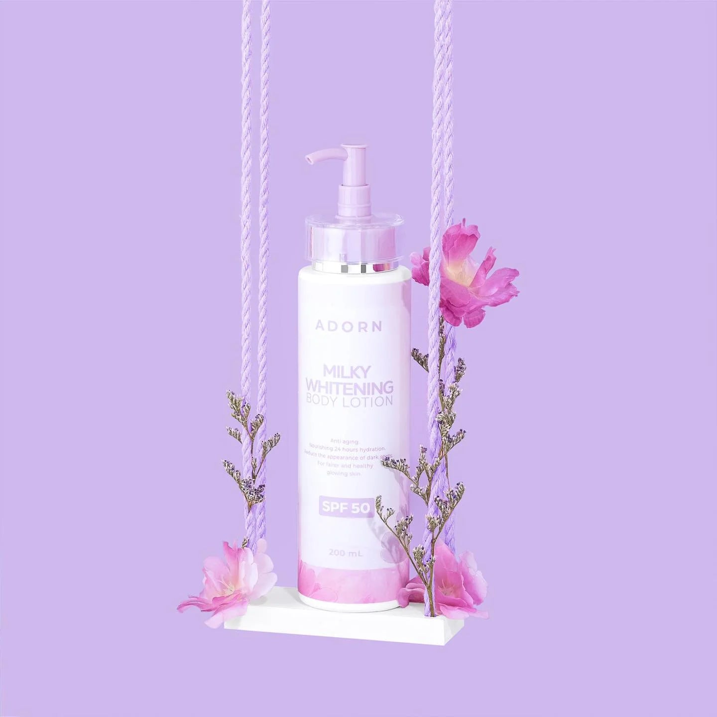 Adorn by Calmskin Milky Whitening Body Lotion AU NZ - feature