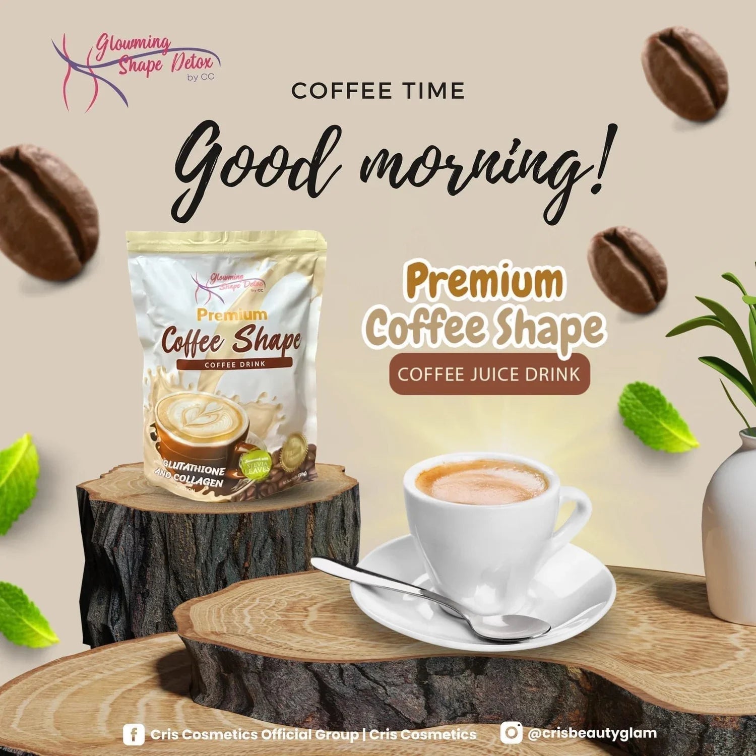 Glowming Shape Detox by CC Coffee Shape | Filipino Beauty Products NZ