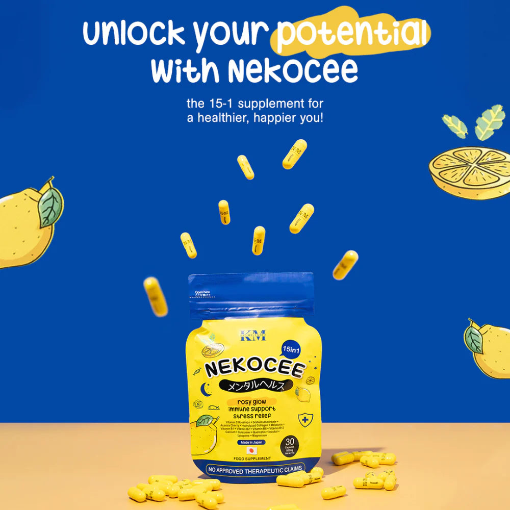 Nekocee 15-in-1 by Kath Melendez Vit C Collagen Capsule AU NZ benefits