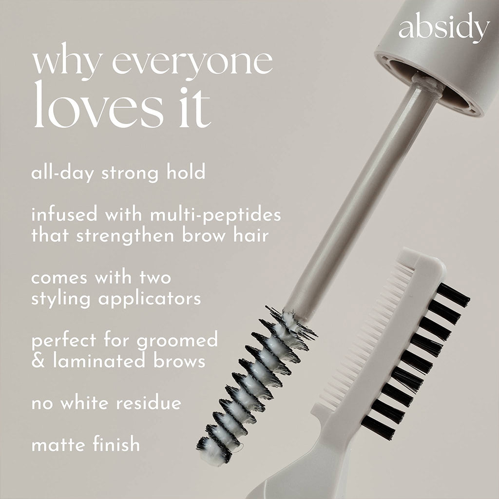 Absidy Sculpt & Hold Multi-Peptide Laminating Brow Gel - Clear 7g