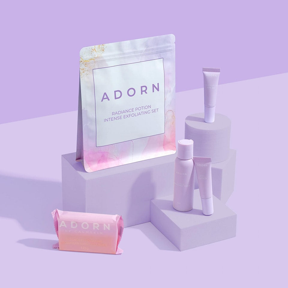 Adorn by Calmskin Radiance Potion Intense Exfoliating Set feature photo