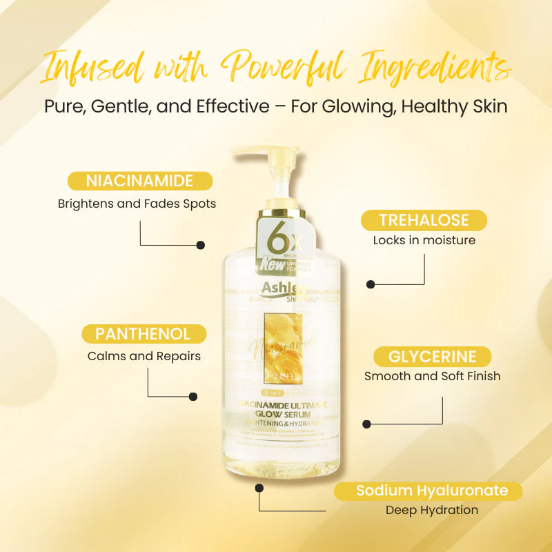 Ashley Shine Niacinamide Ultimate Glow Serum key ingredients
