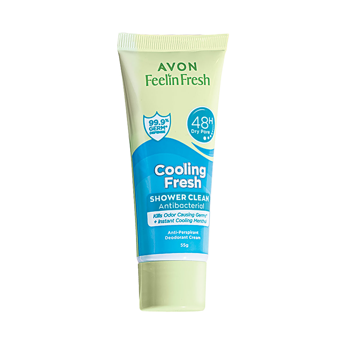 Avon Feelin Fresh Quelch Cooling Fresh Anti-perspirant Deodorant Cream 55g