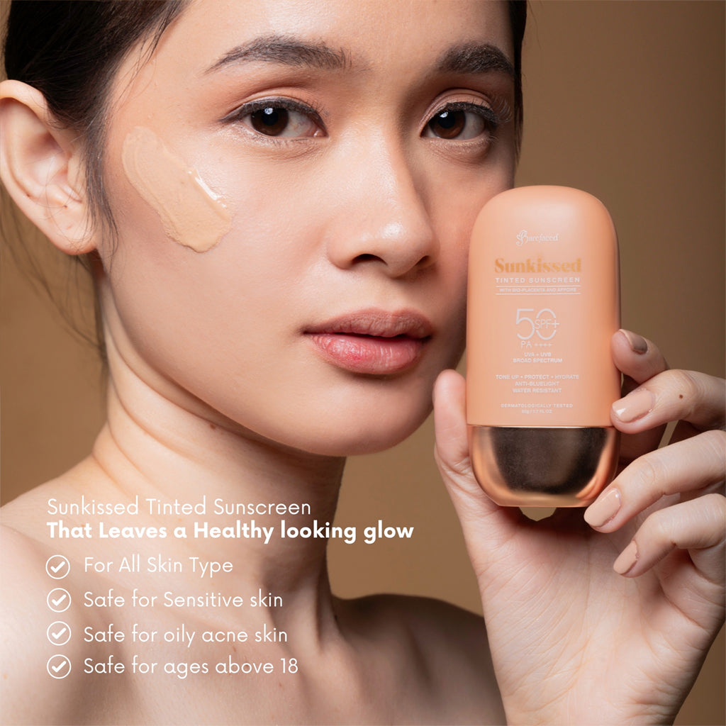Barefaced Sunkissed Tinted Sunscreen SPF 50 PA ++++ uses and benefits