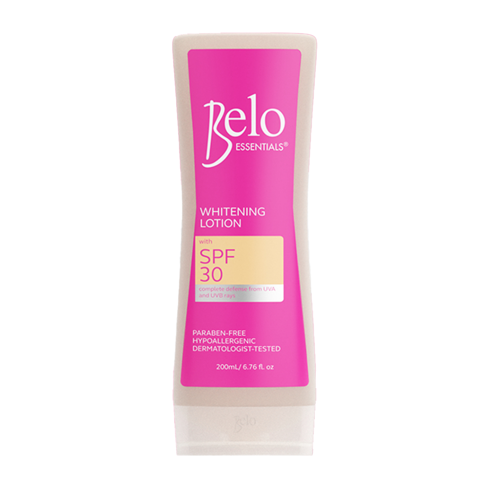 belo essentials glutathione whitening lotion With Skin Vitamins 200ml Get this 1 tube containing 10ml of Belo Essentials Skin Hydrating Whitening Facial Wash. Belo Essentials Whitening Lotion with