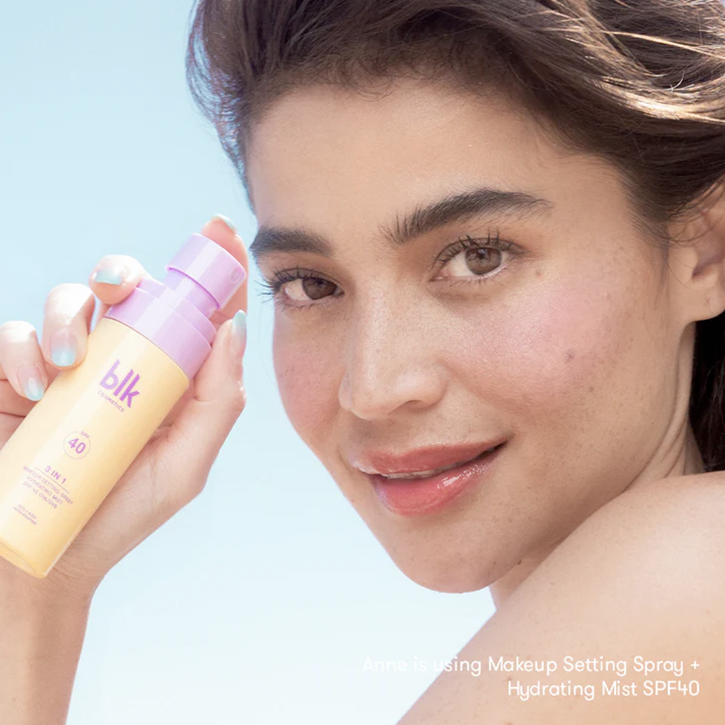 BLK Cosmetics Fresh Setting Spray Sun Mist SPF 40 - anne curtis