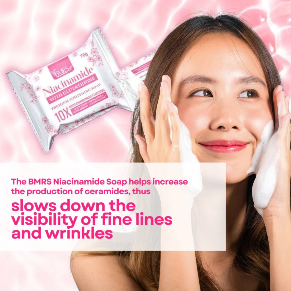 BMRS Niacinamide with Glutathione Soap|  Filipino Skincare NZ