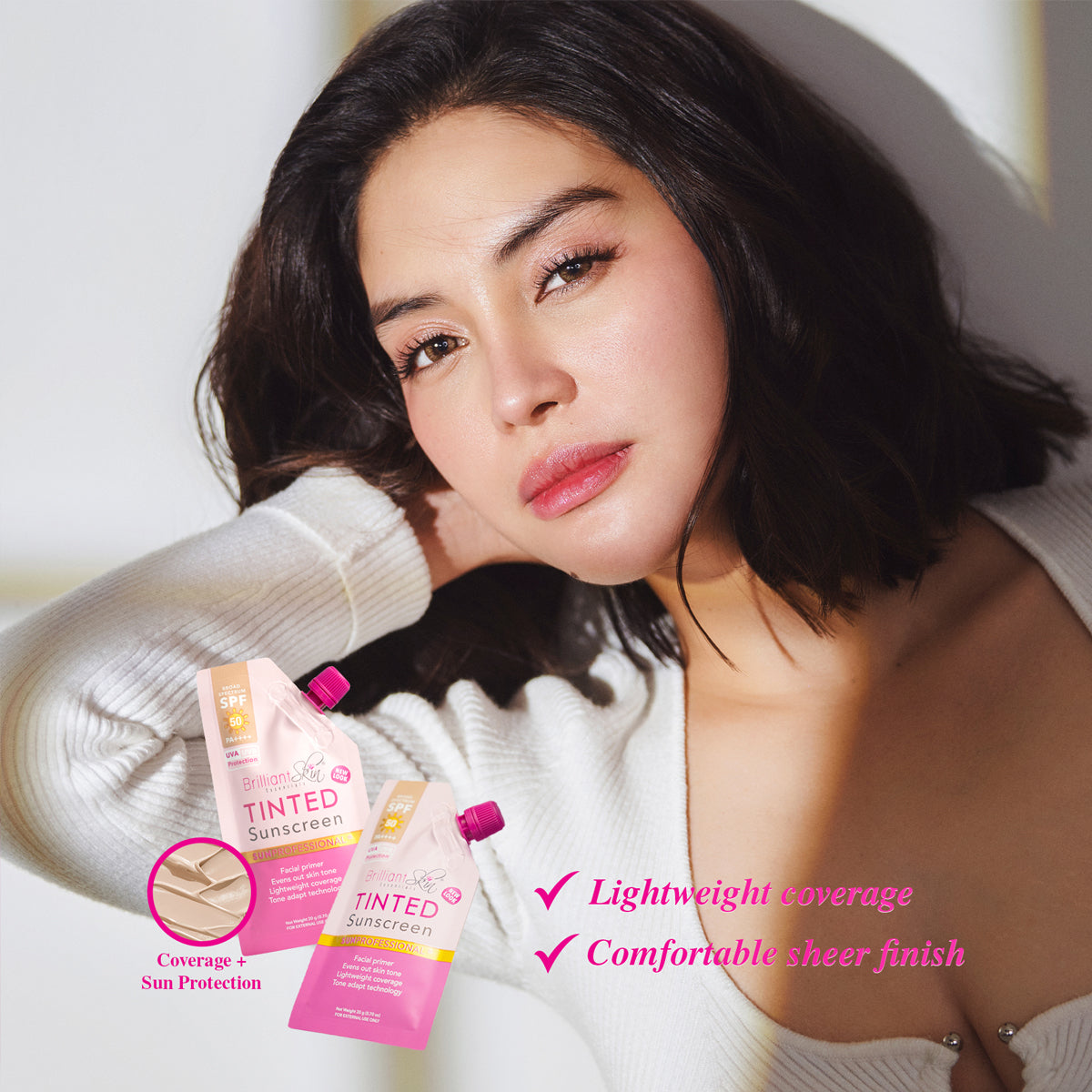 Brilliant Skin Tinted Sunscreen SPF50 PA+++ 20g