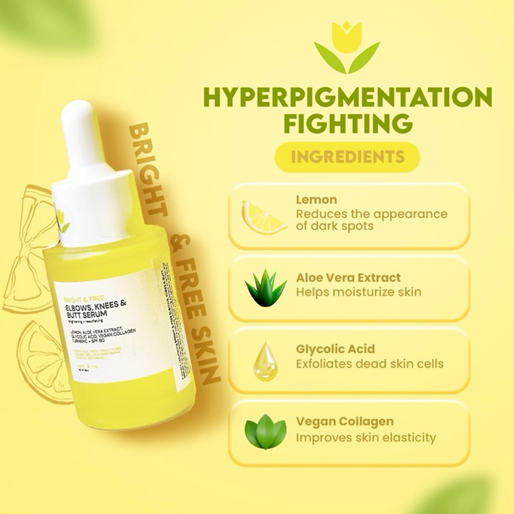 Catt & Co. Bright & Free Elbows Knees & Butt Serum | Filipino Skincare NZ AU - ingredients
