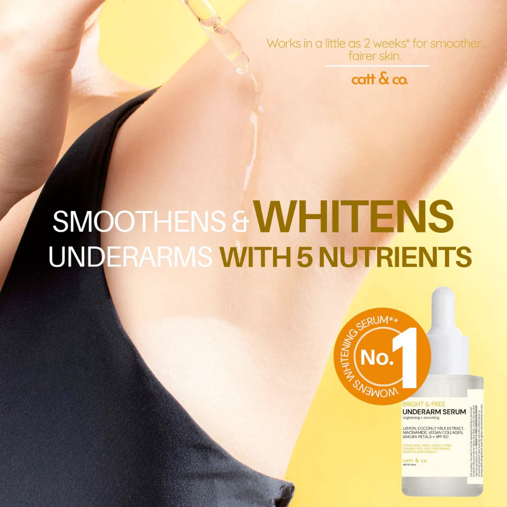 Catt & Co. Bright & Free Underarm Serum | Filipino Skincare NZ AU