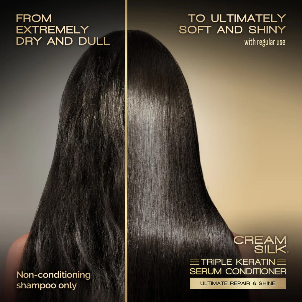 Cream Silk Triple Keratin Collagen Serum Conditioner comparison