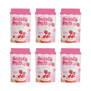 Dear Face Beauty Milk Strawberry Glutathione Drink (Bundle of 6)