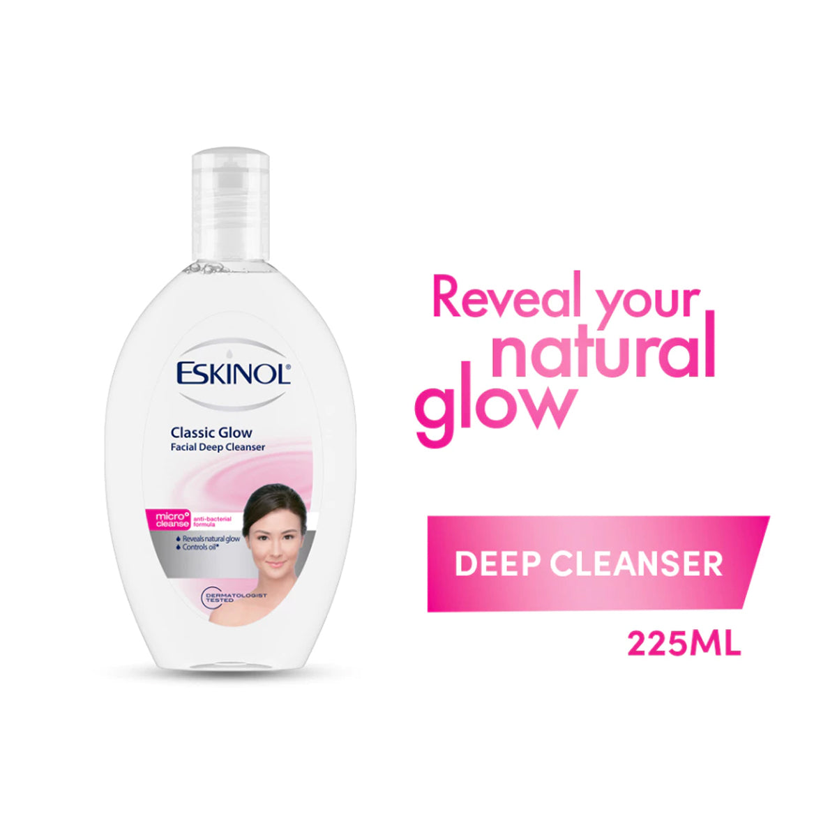 Eskinol Classic Glow Facial Deep Cleanser 225ml