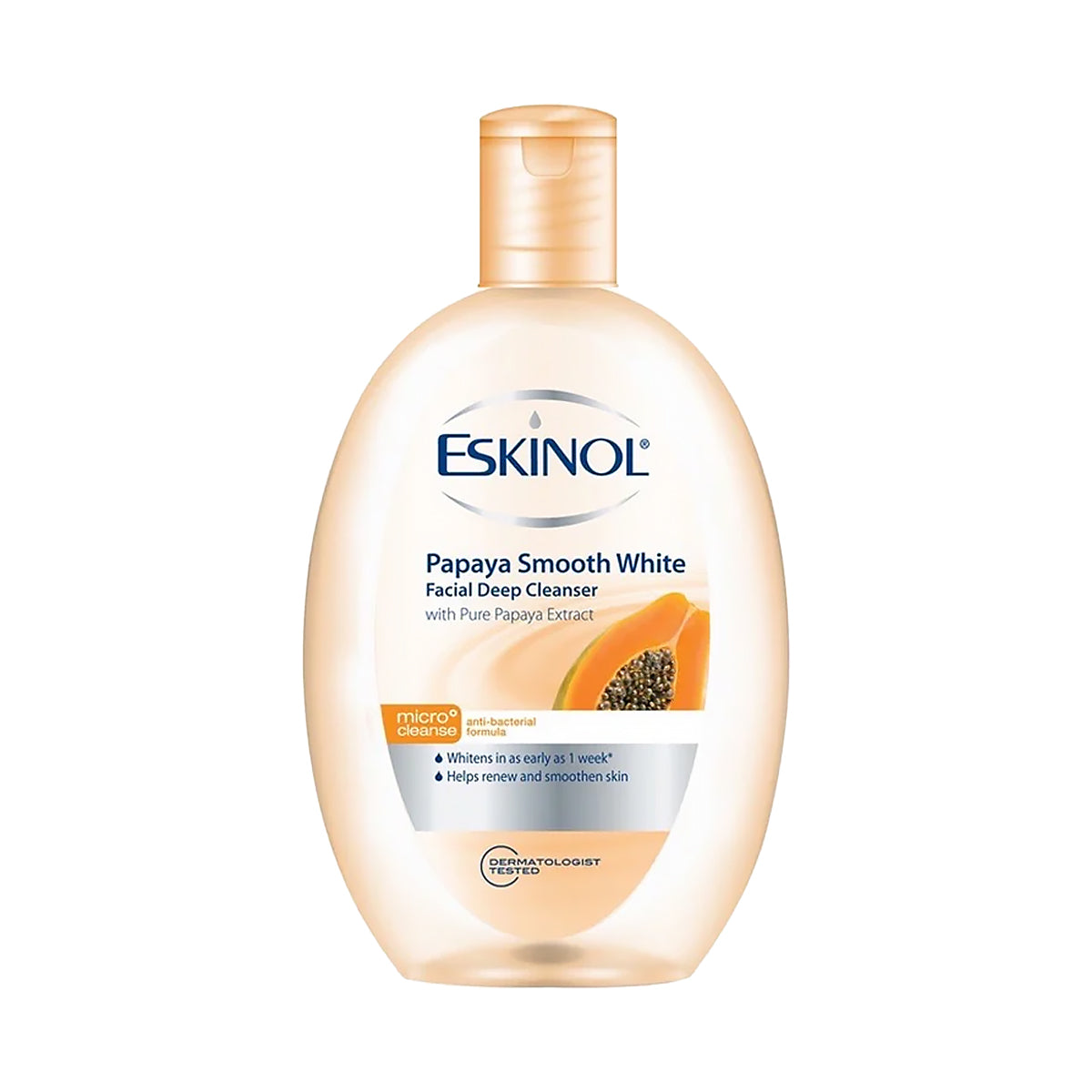 Eskinol Papaya Smooth Glow Facial Deep Cleanser with Pure Papaya Extract 225ml