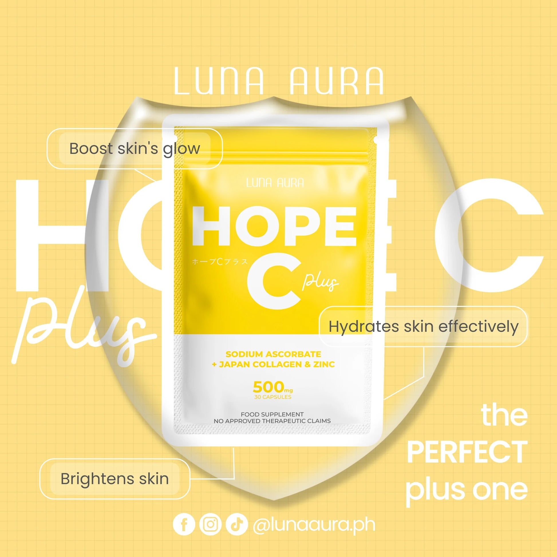 Luna Aura Hope Glow C Plus Benefits AU NZ