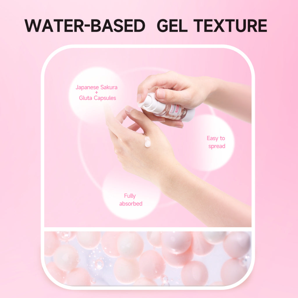 Gmeelan Sakura Gluta Brightening Underarm Cream - water-based gel texture