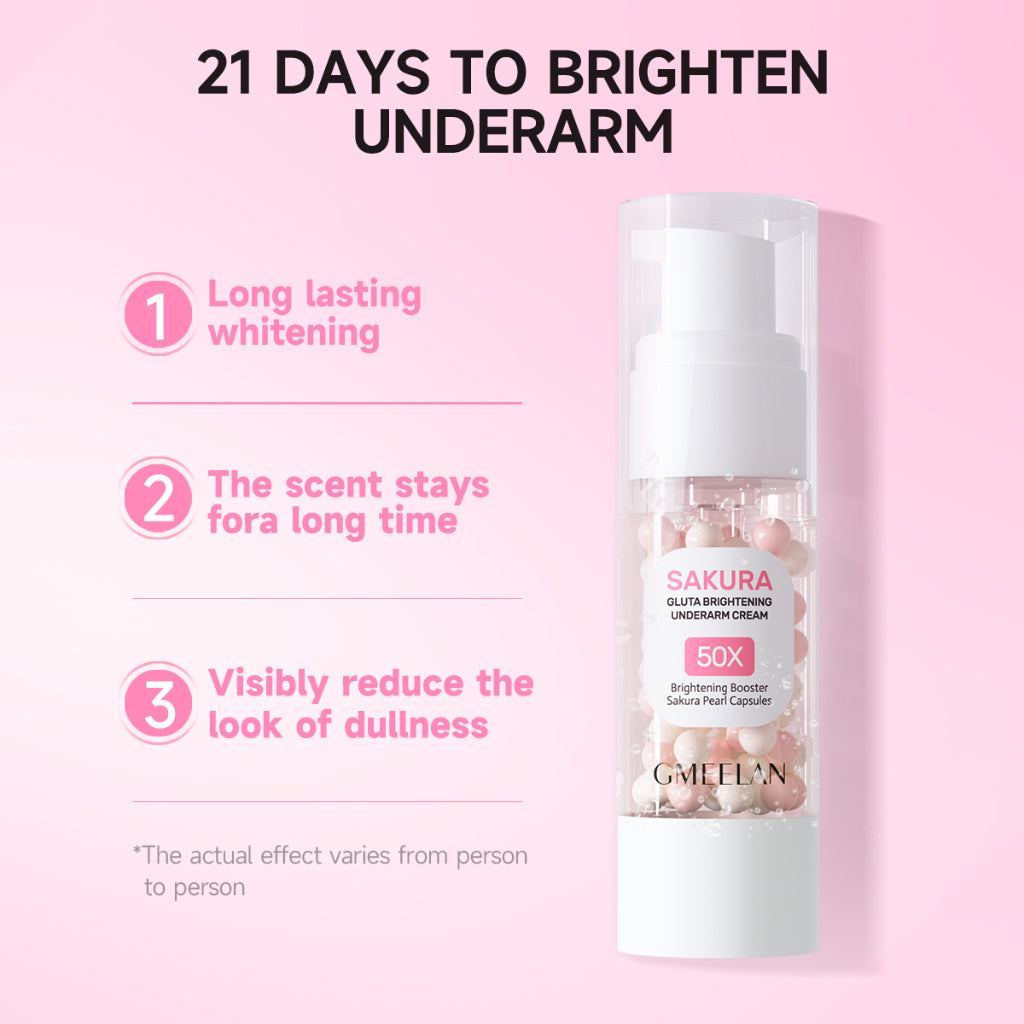 Gmeelan Sakura Gluta Brightening Underarm Cream - 21 days