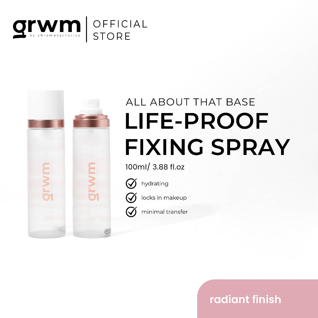 GRWM Cosmetics Life Proof Fixing Spray Radiant Finish 100mL NZ AU
