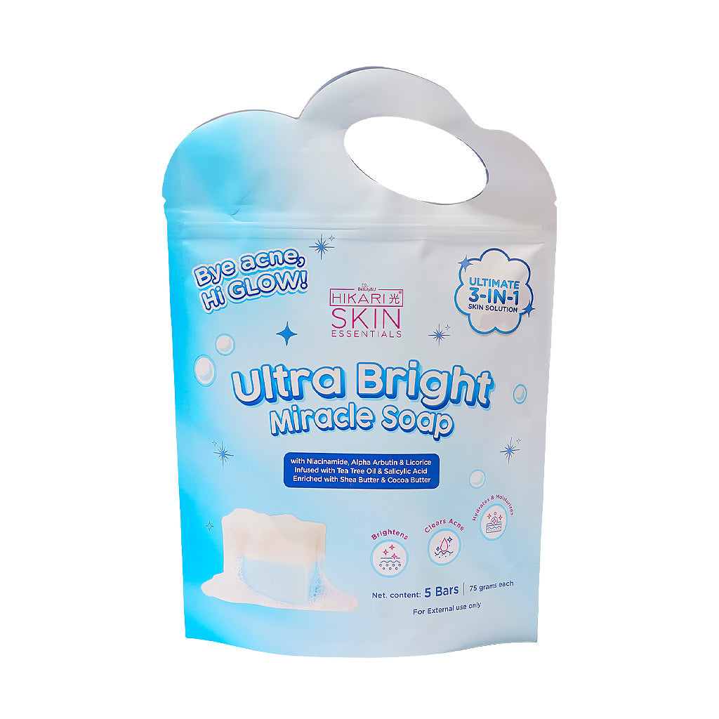 Hikari Ultra Bright Miracle Soap 5 x 75g