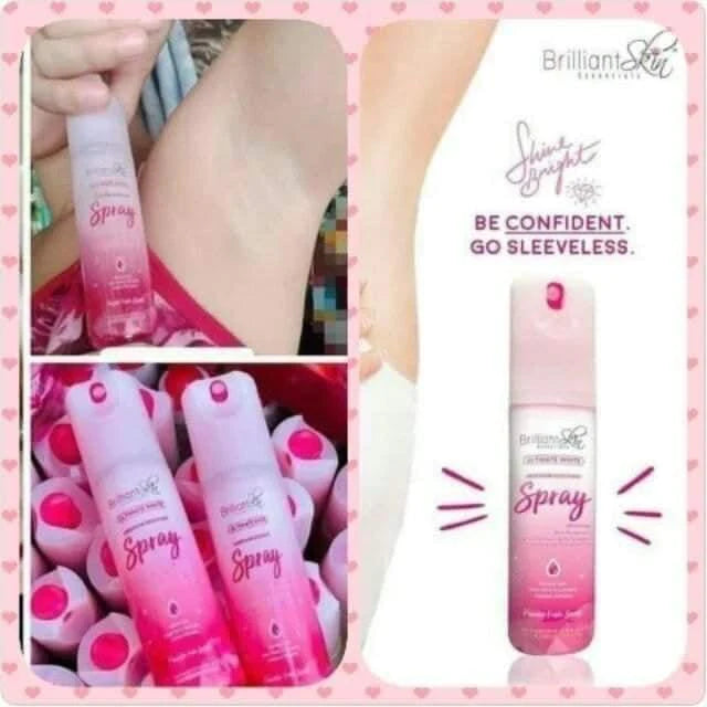 Brilliant Skin Ultimate White Underarm Deodorant Spray 60mL instagram