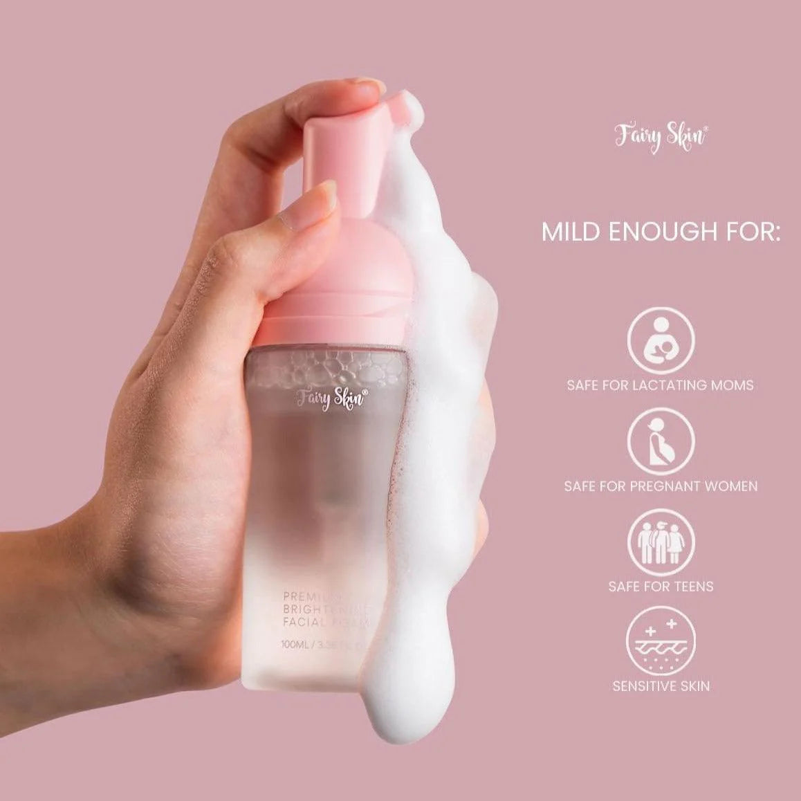 Fairy Skin Brightening Facial Foam AU NZ benefits