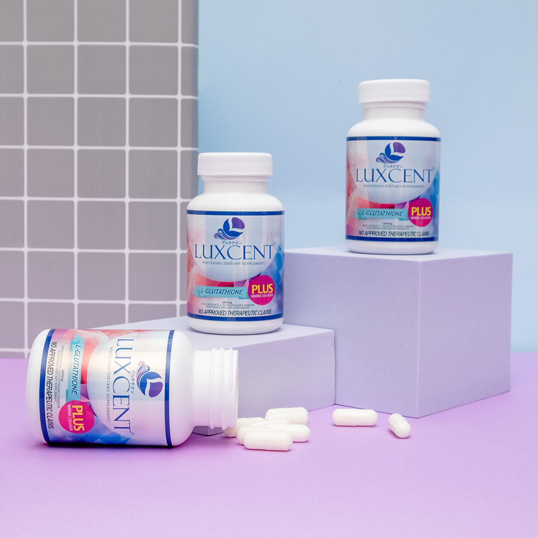 Luxcent L-Glutathione + Marine Collagen Luminous Capsules | Bini Beauty NZ AU