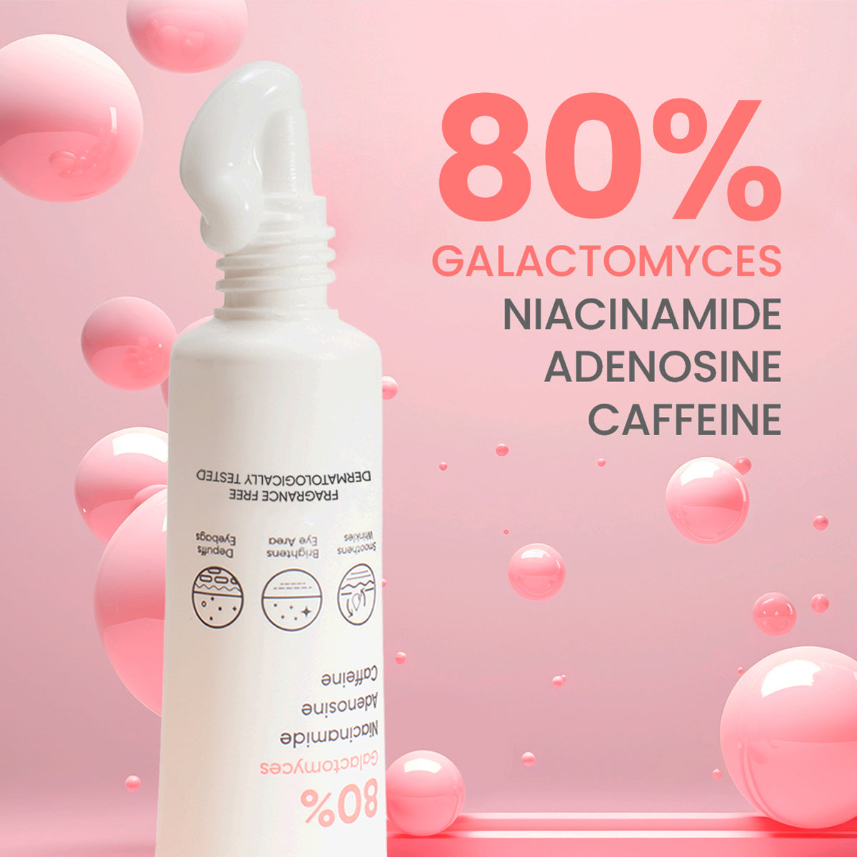 Luxe Organix Bright Eyes Eye Cream 80% Galactomyces 15g