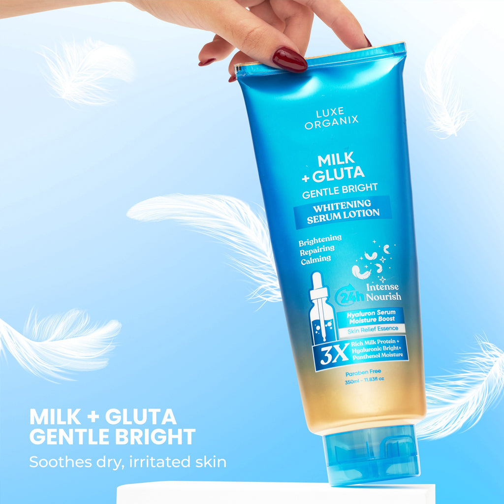 Luxe Organix Milk + Gluta Whitening Serum Lotion