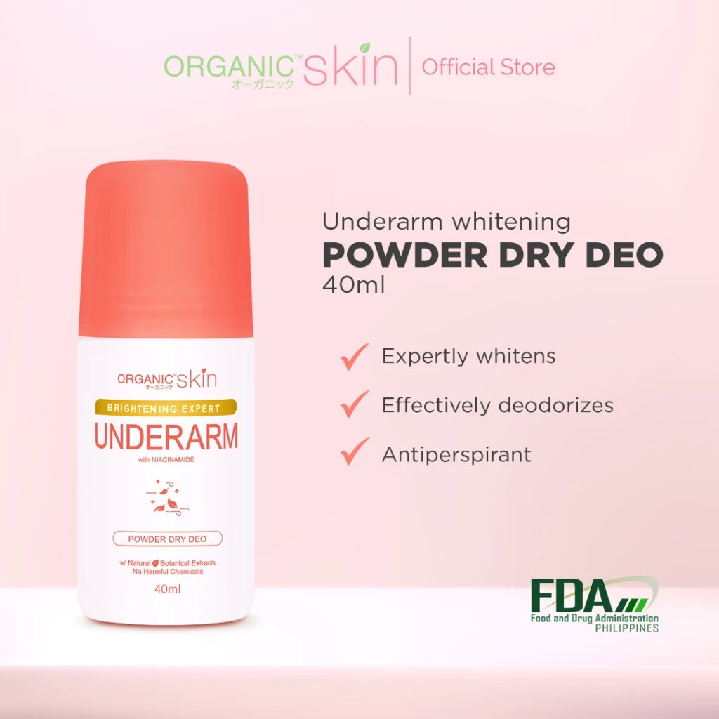 Organic Skin Intensive Whitening Powder Dry Deo 40ml