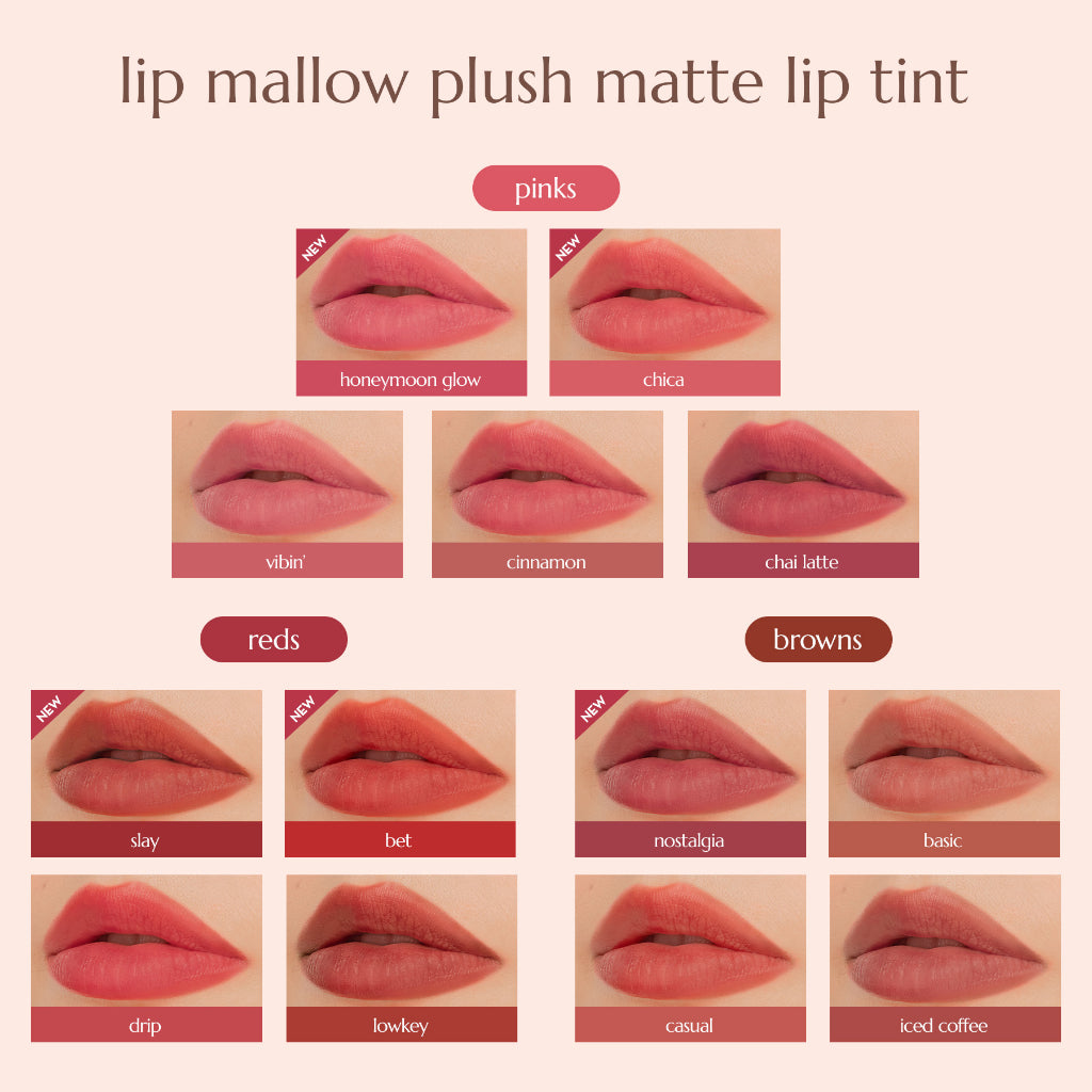 Happy Skin Lip Mallow Lip Tint AU NZ -colour shades