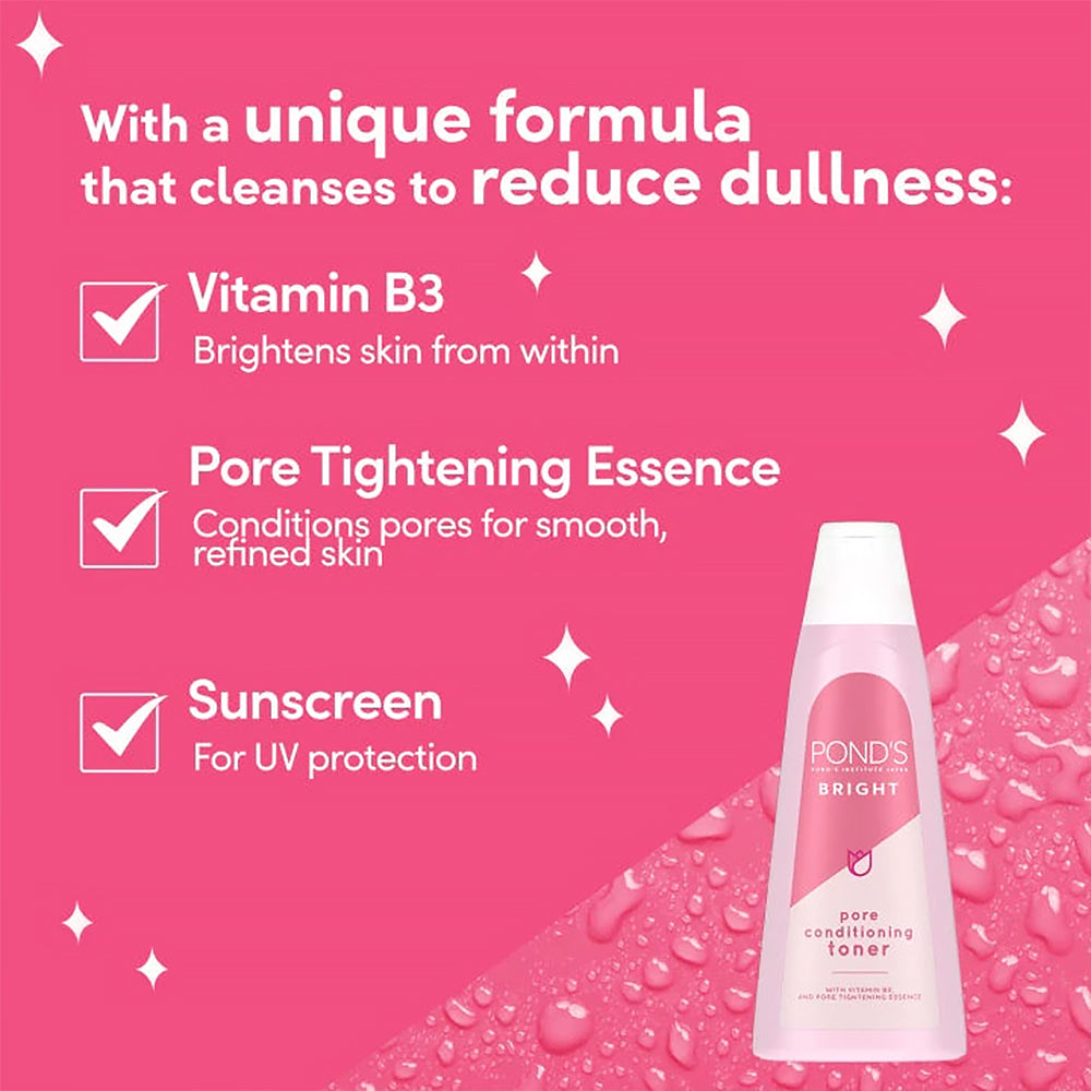 POND’S Bright Beauty Pore Conditioning Toner benefits