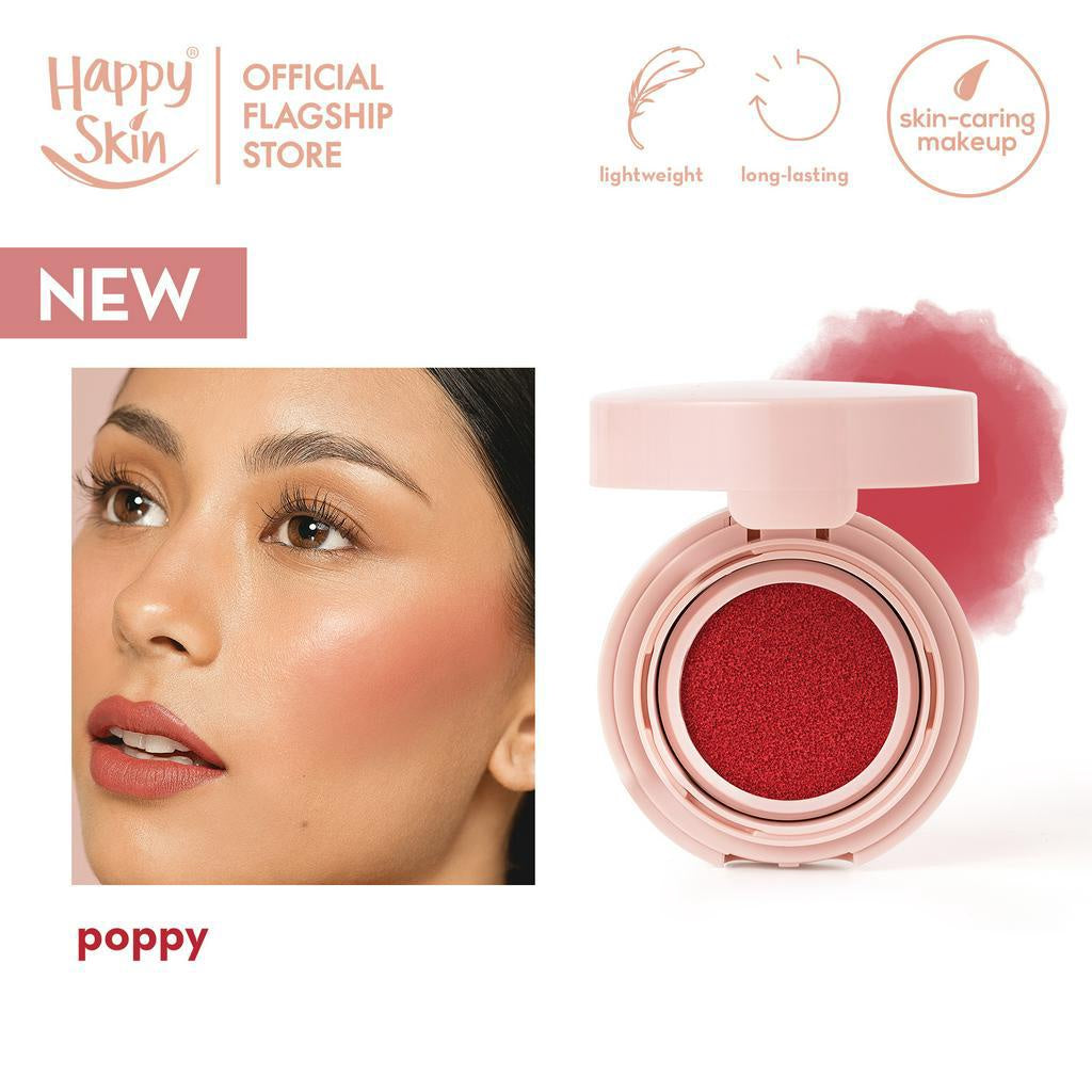 Happy Skin Second Skin Serum Cushion Blush | Filipino Beauty NZ - poppy