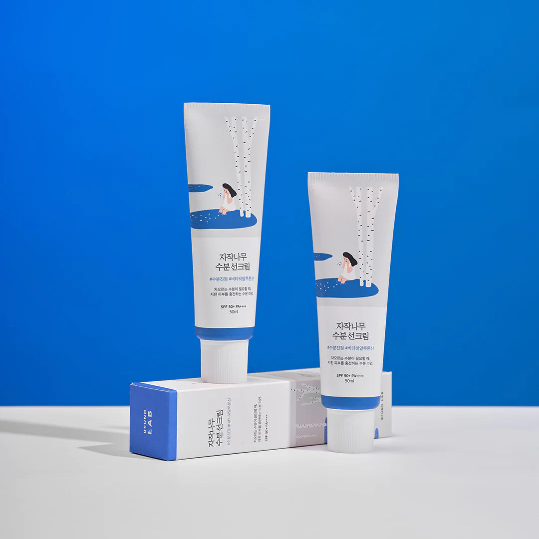Round Lab Birch Juice Moisturising Sunscreen SPF50+ | Best Korean Skincare NZ AU - Bini Beauty