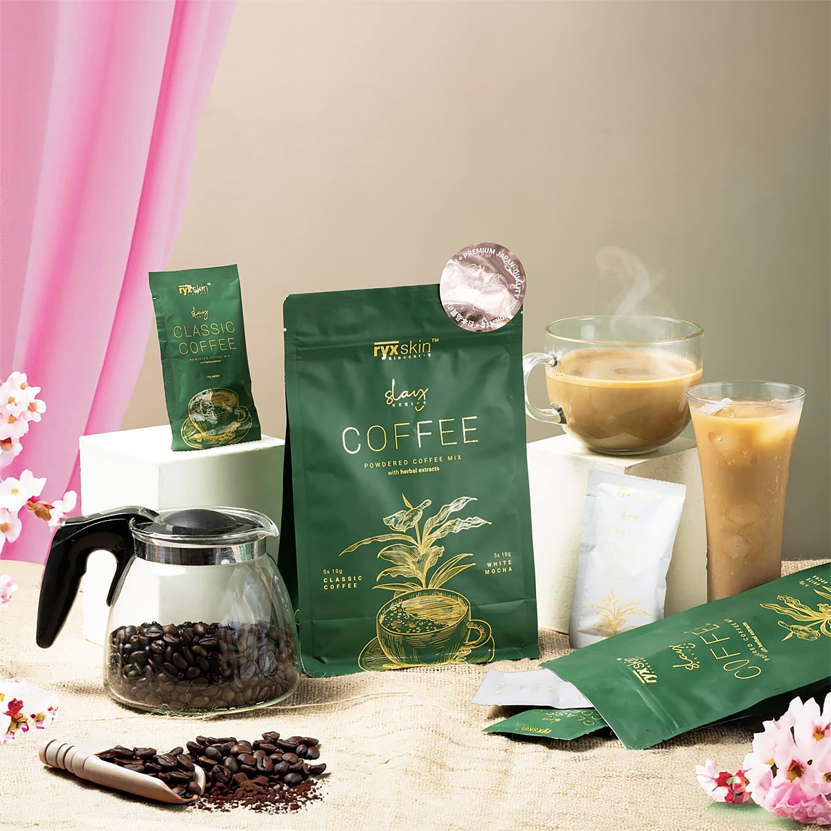 Ryx Skin Powdered Coffee Mix with Herbal Extracts - feature photo