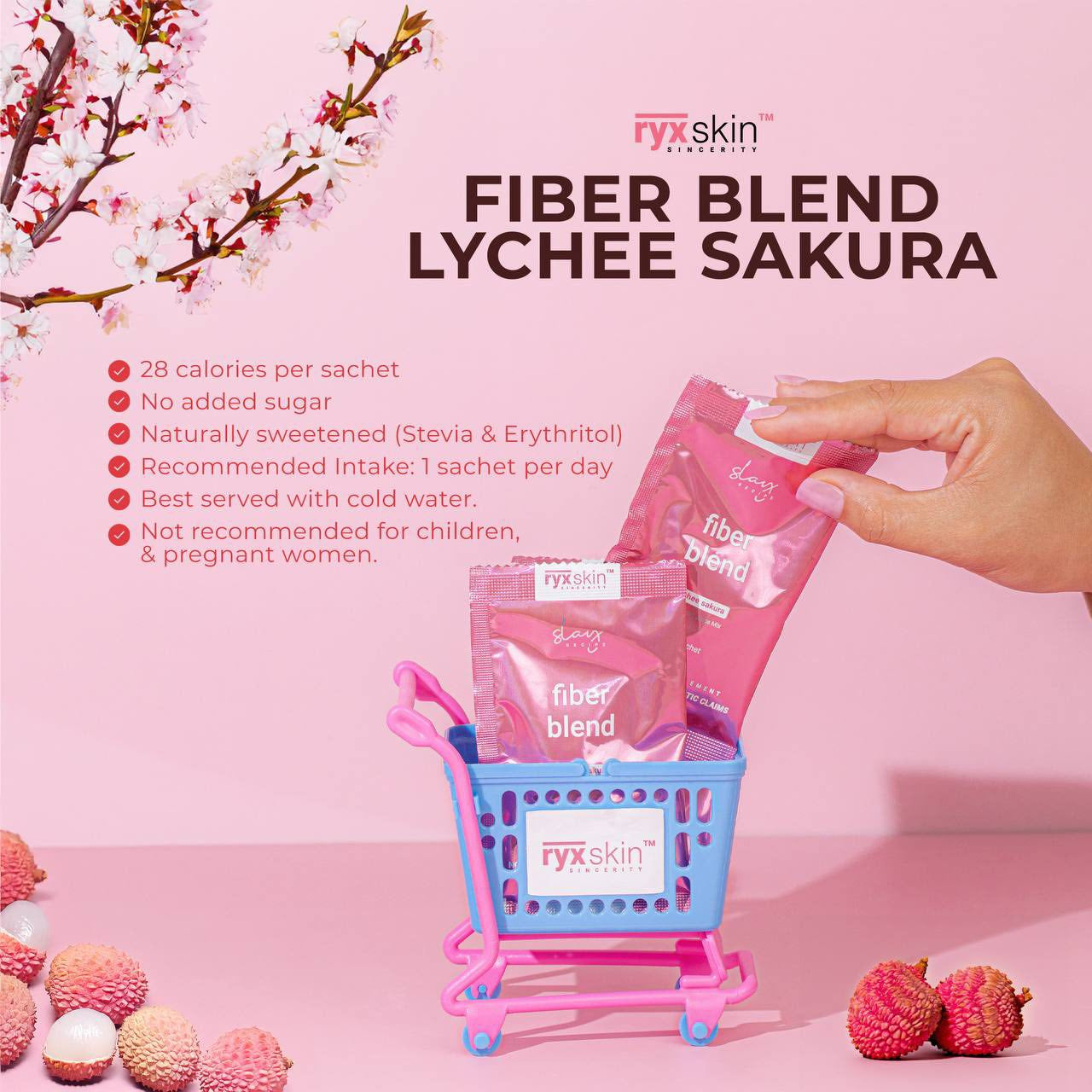 Ryx Skin Fiber Blend Lychee Sakura