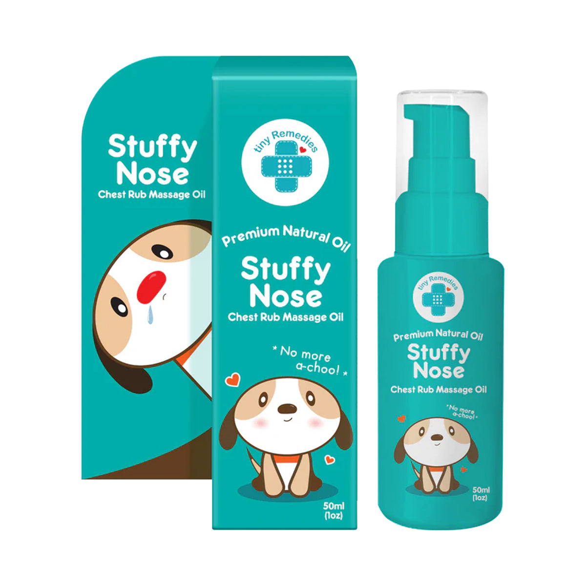 Tiny Buds Stuffy Nose Natural Baby Chest Rub Massage Oil (50ml)