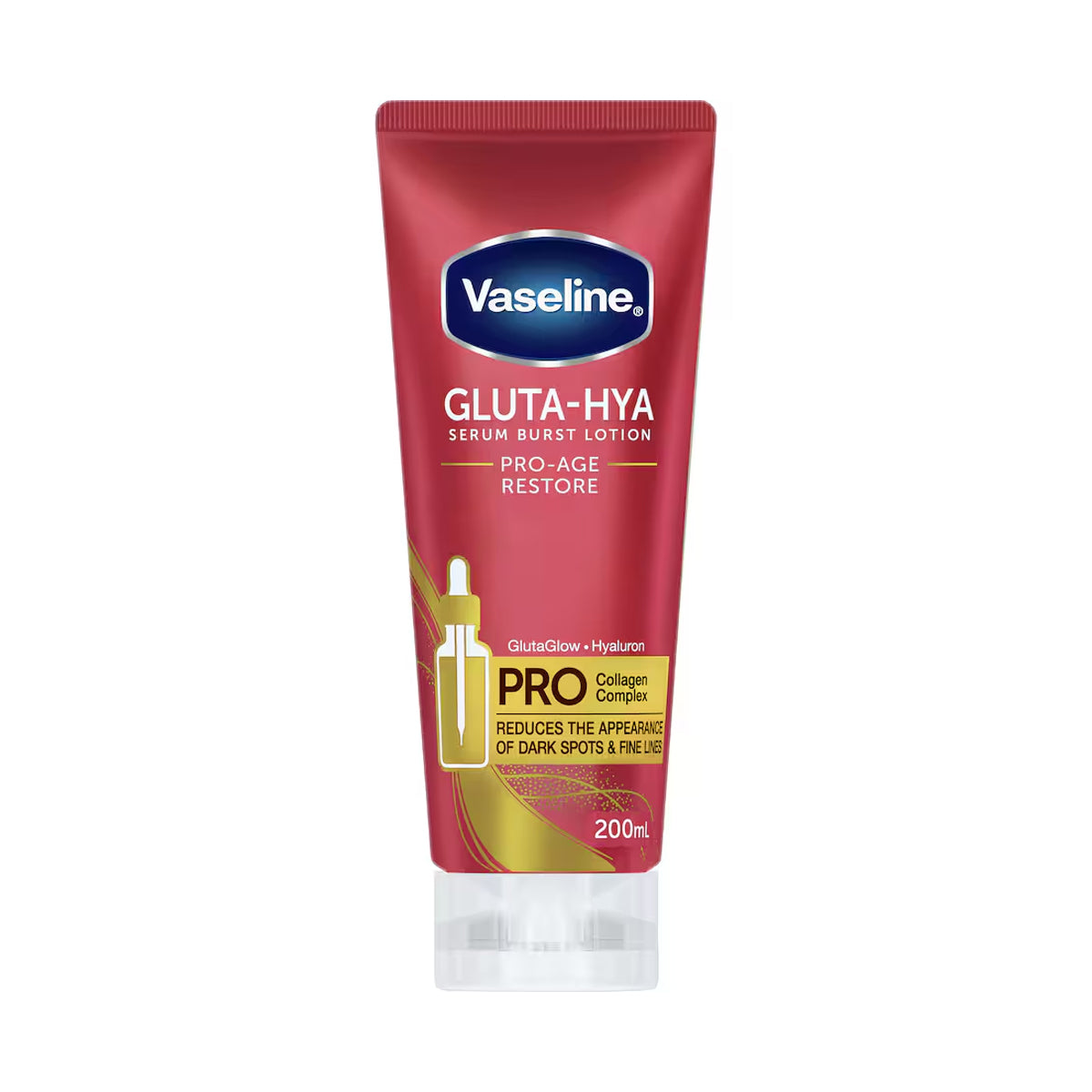 Vaseline Gluta-Hya Serum Burst Lotion Pro-Age Restore 200ml