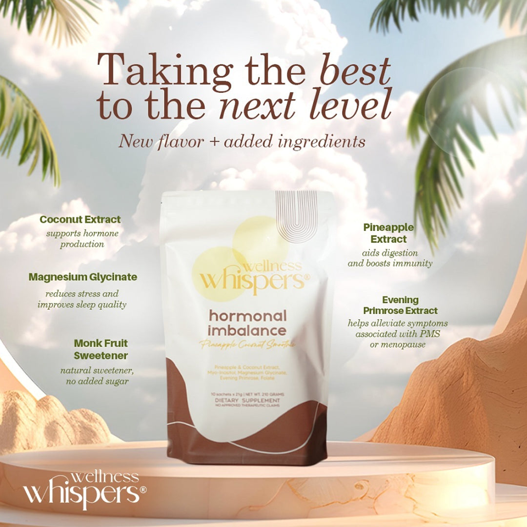 Wellness Whispers Hormonal Imbalance Pineapple Coconut Smoothie | Bini Beauty AU NZ