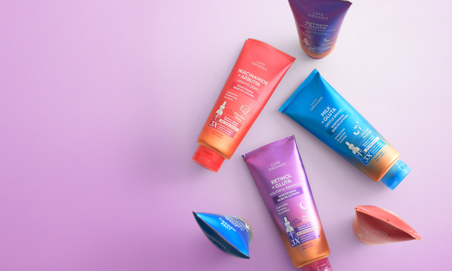 luxe organix body lotions