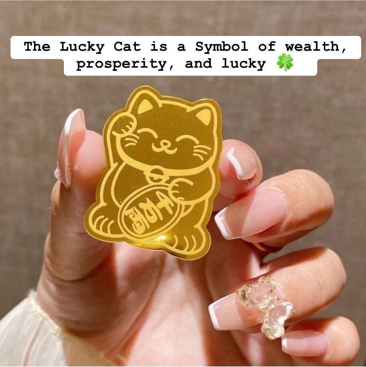 Lucky Cat Sticker