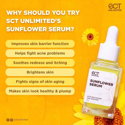 SCT Unlimited Skin Can Tell Sunflower Serum NZ AU benefits