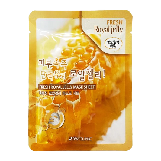 3W Clinic Fresh Royal Jelly Mask Sheet | Korean Skincare NZ AU