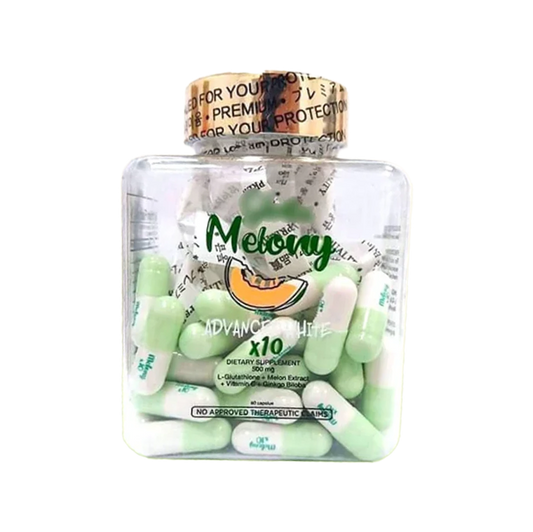 Aishi Premium Gluta Melony Advance White Glutathione (60 Capsules) AU NZ
