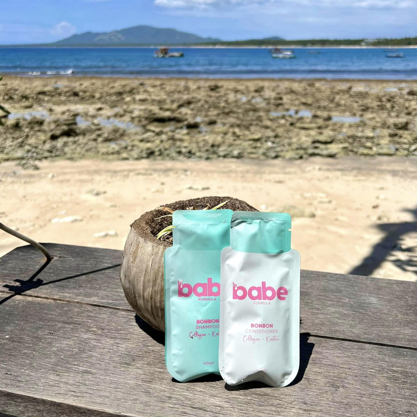 Babe Formula Bonbon Shampoo 40mL Sachet | Filipino Haircare NZ - travel
