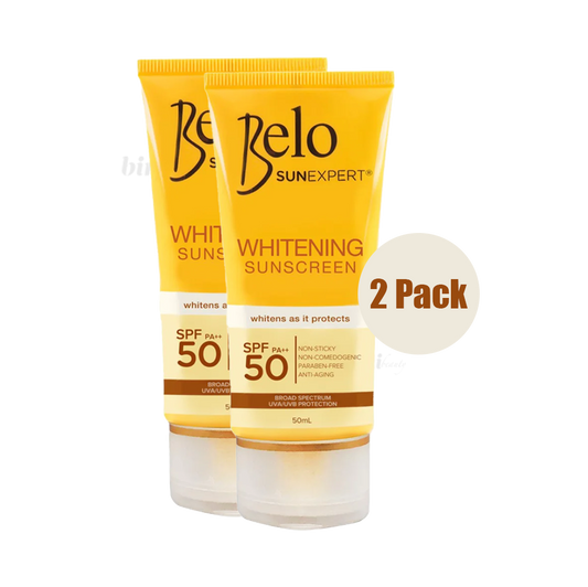 Belo Sunexpert Whitening Sunscreen SPF50 50mL (2-Pack)