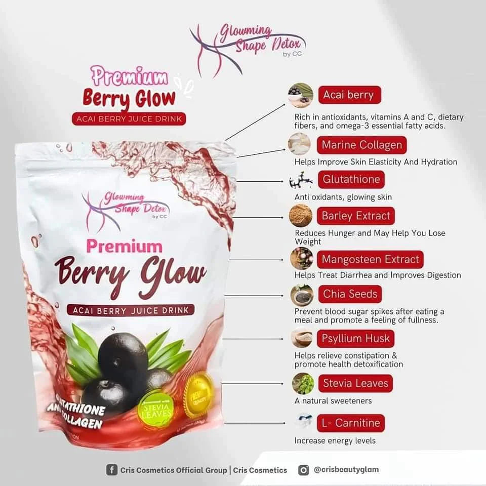 Glowming Shape Detox by CC Berry Glow | Filipino Beauty Products NZ AU